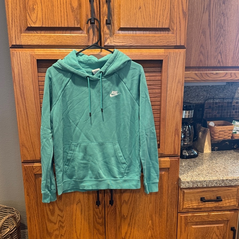 Nike Aqua Hoodie with Logo